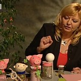 Svícny ze skleniček - vánoce 2012