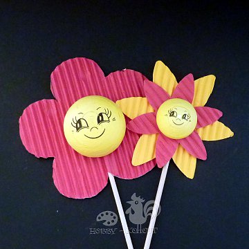 Vatové sluníčko 3,2 cm / balení 5 ks