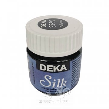Barvy na hedvábí DEKA - 50 ml černá