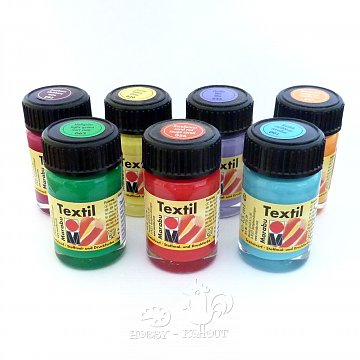 Barva 15 ml Marabu na světlý textil sortiment: