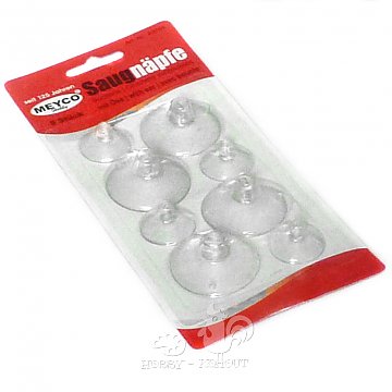 Přísavky na sklo 8 ks, poslední 1 bal.