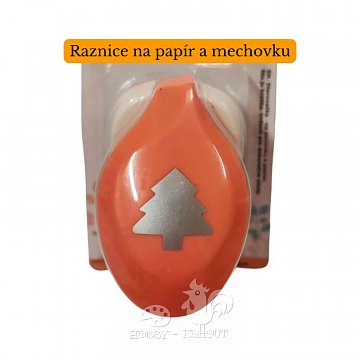 Děrovačka na papír a mechovou gumu - Strom 2,5 cm