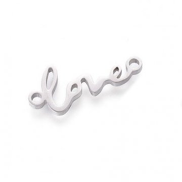 CHIR přívěsek spojovací - love 17x7 mm