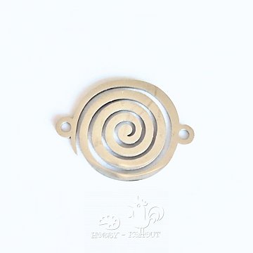 CHIR přívěsek spojovací - spirála 18x14 mm, poslední 1 ks