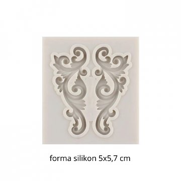 Forma silikonová - Ornamenty 2 motivy