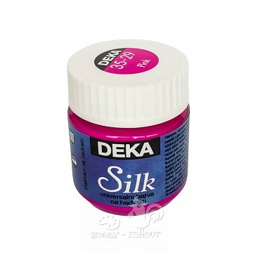 Barvy na hedvábí DEKA - 50 ml růžová pink