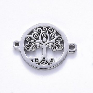 CHIR přívěsek spojovací - strom života spirály 20x15 mm