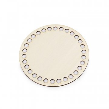 Dno kruh 10 cm s velkými otvory pr. 5 mm