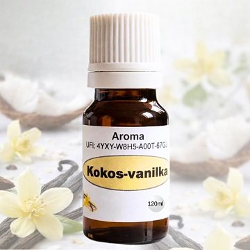 Vůně aroma kokos vanilka 120 ml