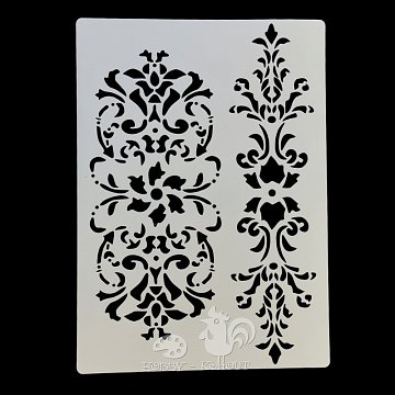 Šablony na malování: ornamenty 16x24 cm