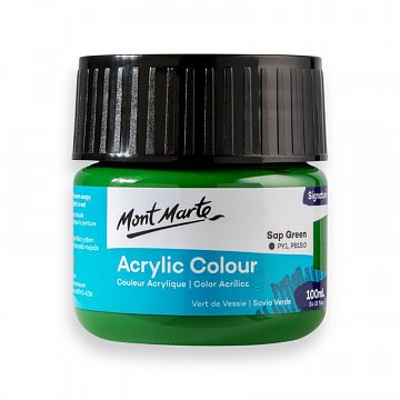 Akrylová barva Mont Marte 100 ml - zelená trávová