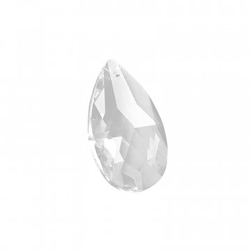 Broušenka skleněná kapka 22x13 mm / 1 ks