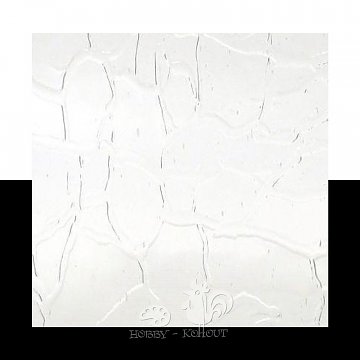 Sklo Spektrum 15 x 15 cm průhledné crackle