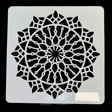 Šablony na malování: mandala malá