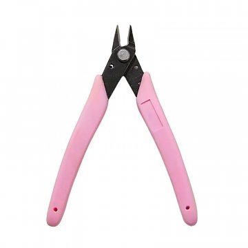 Kleště štípací boční růžové 13 cm