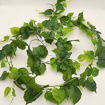 Girlanda listy zelené - 250 cm