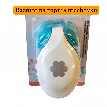 Děrovačka na papír a mechovou gumu - Kytka 1,6 cm