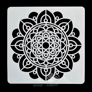 Šablony na malování: mandala malá