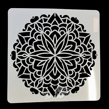 Šablony na malování: mandala malá