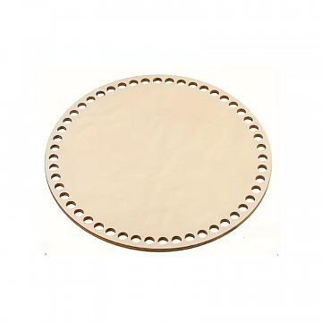 Dno kruh 10 cm s velkými otvory pr. 4 mm