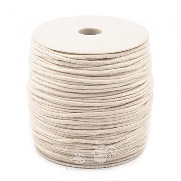 Knot na svíčky BW metráž š. 3 mm - 1 m