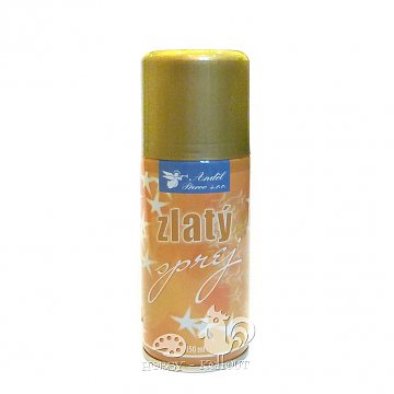 Barva ve spreji zlatá 150 ml