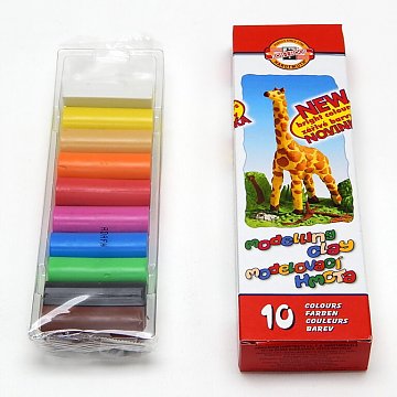 Plastelína školní 10 barev