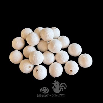 Vatové kuličky 2,4 cm - velké balení 100 ks