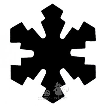 Raznice - Vločka A 1,5 cm
