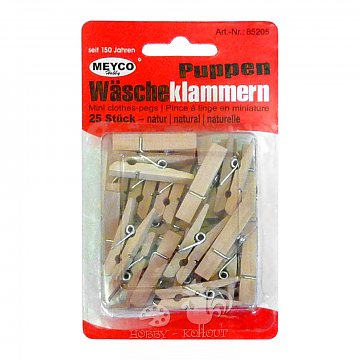 Kolíčky dřevěné 3,5 cm 25 ks
