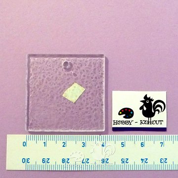 Sklíčka - ČTVEREC 4 cm