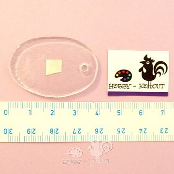 Sklíčka - OVÁL 5 cm