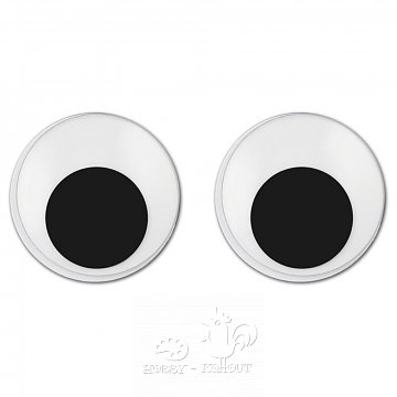 Oči kulaté 20 mm / 10 ks