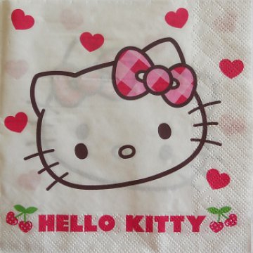 Ubrousek na decoupage - vzor 4073 Kitty