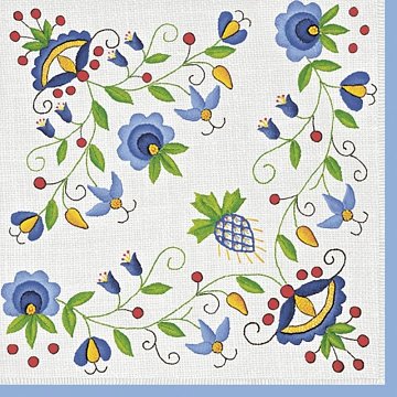 Ubrousek na decoupage - vzor 2401 lidové motivy