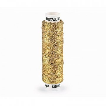 Niť vyšívací metalická zlatá