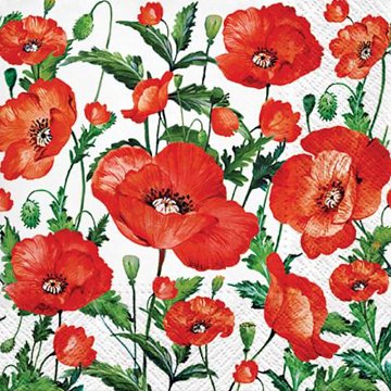 Ubrousek na decoupage - vzor 0403 máky