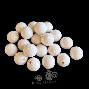 Vatové kuličky 3,1 cm - velké balení 100 ks