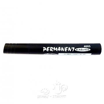 Popisovač permanentní černý zkosený