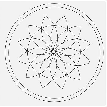 Mandala A 16x16 cm č. 55