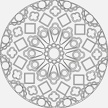 Mandala A 16x16 cm č. 30