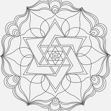 Mandala B 21x21 cm č. 25