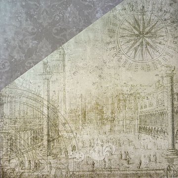 Papír scrapbook Vintage - Londýn