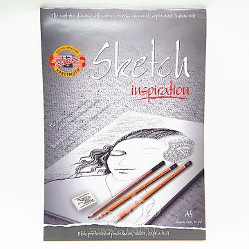 Blok Sketch skicák A4 s nákresy