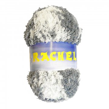 Příze Rachel 50 g bílošedá