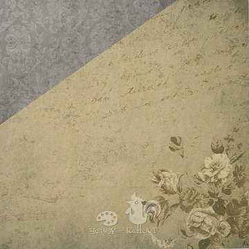 Papír scrapbook Vintage - růže