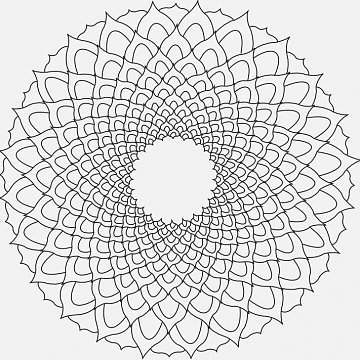 Mandala B 21x21 cm č. 29