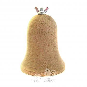 Zvonek dřevěný 9 cm
