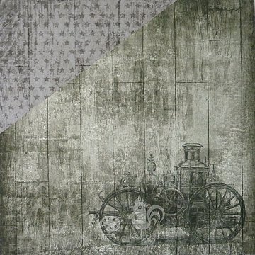 Papír scrapbook Vintage - stroj
