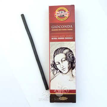 Uhel přírodní kreslící 6 ks, pr. 6 - 7 mm